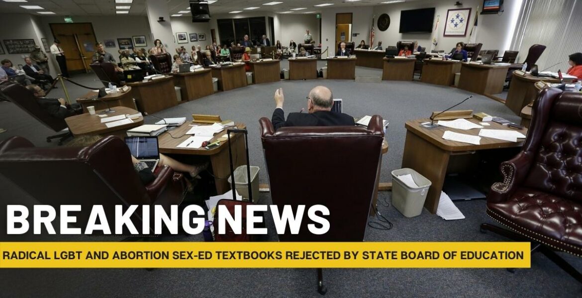 Breaking Radical LGBT and Abortion Sex-Ed Textbooks Rejected by State Board of Education