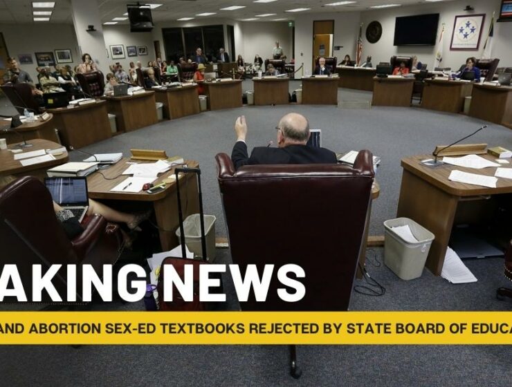 Breaking Radical LGBT and Abortion Sex-Ed Textbooks Rejected by State Board of Education