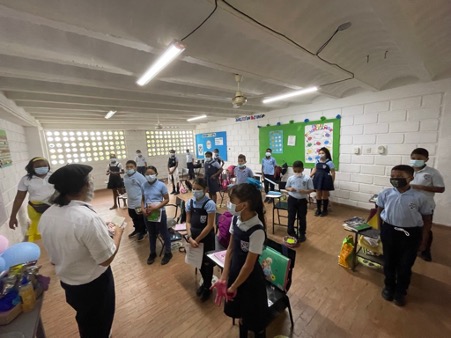 Guillermo the classroom